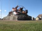 Kyle Pickering and Bobby McDowell walking across Canada